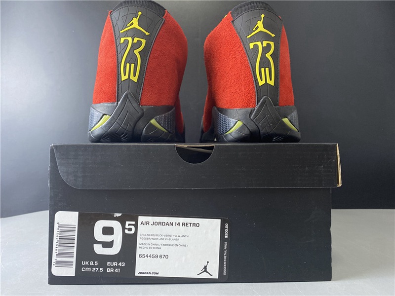 Air Jordan 14 Ferrari??654459-670??